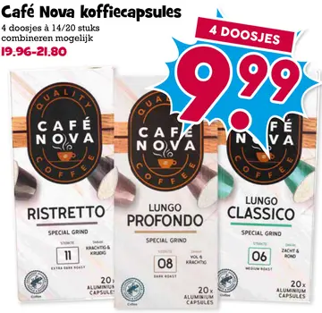 Aanbieding: Café Nova koffiecapsules