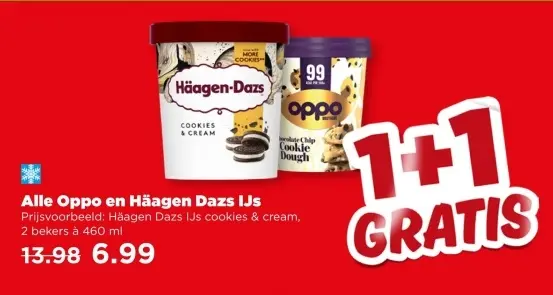 Aanbieding: Oppo en Häagen Dazs IJs