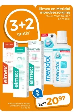 Aanbieding: Elmex en Meridol mondverzorging