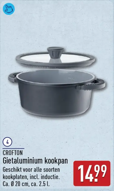 Aanbieding: Gietaluminium kookpan