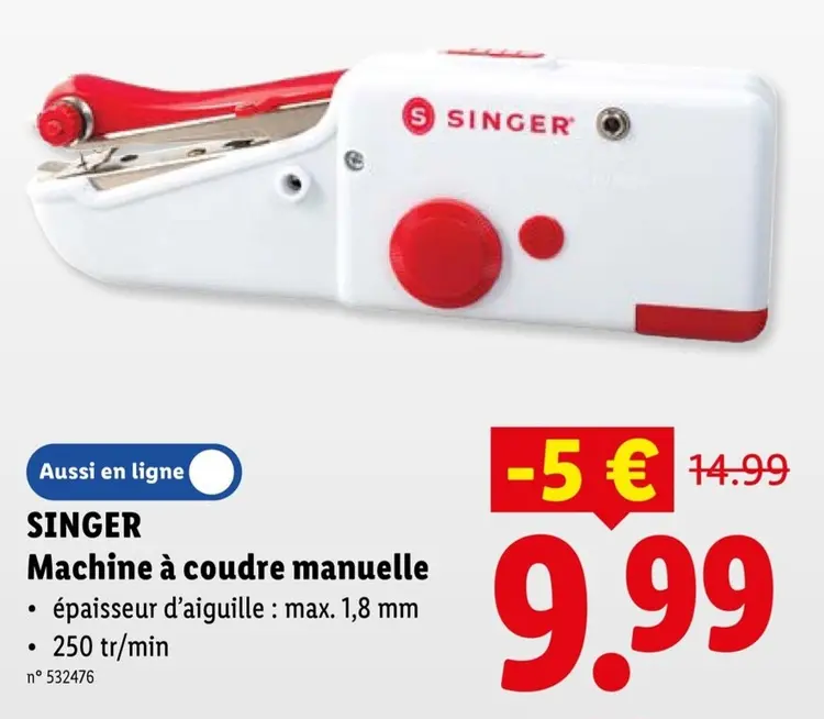 Offre: Machine à coudre manuelle