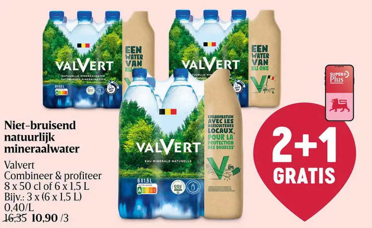 Promotie: Niet-bruisend natuurlijk mineraalwater