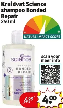 Promotie: Science shampoo Bonded Repair