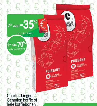 Promotie: Gemalen koffie of hele koffiebonen