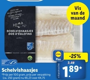 Aanbieding: Schelvishaasjes