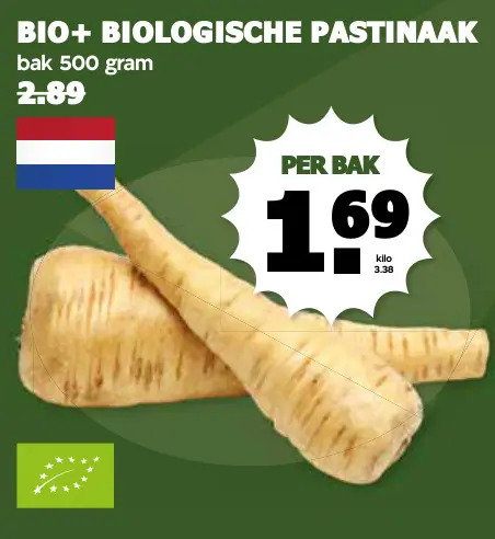 Aanbieding: Biologische pastinaak