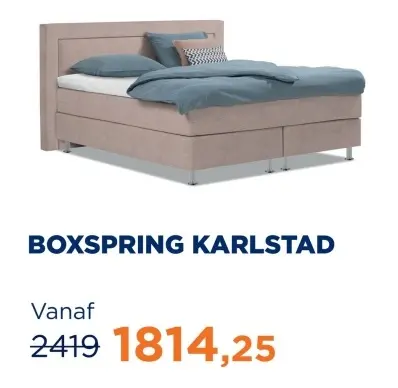 Aanbieding: Boxspring karlstad