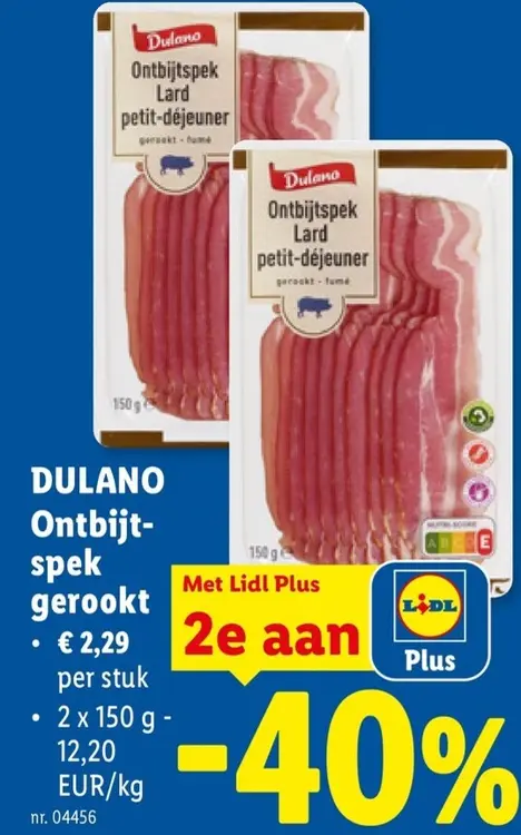 Promotie: Ontbijtspek gerookt