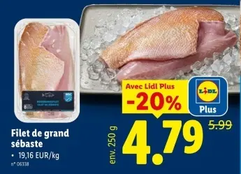 Offre: Filet de grand sébaste