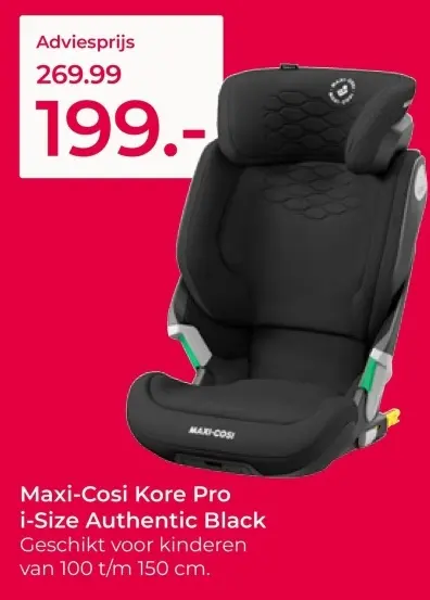 Aanbieding: Kore Pro i-Size Authentic Black