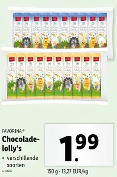 Aanbieding: Chocolade-lolly's