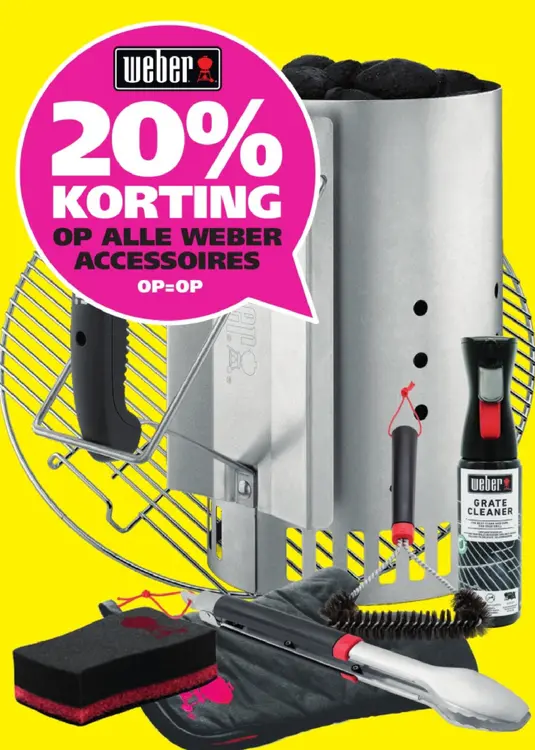 Aanbieding: Weber Accessoires