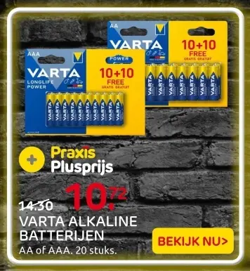 Aanbieding: Alkaline batterijen