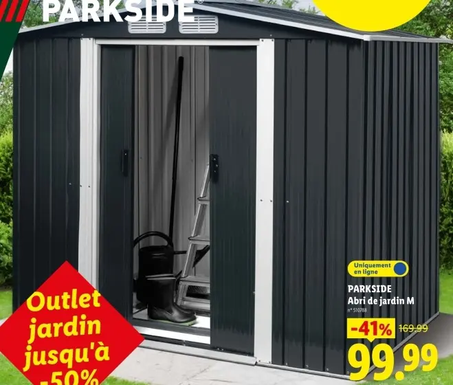 Offre: Abri de jardin M