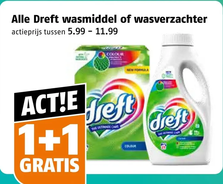 Aanbieding: Wasmiddel of wasverzachter