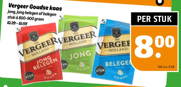 Aanbieding: Vergeer Goudse kaas