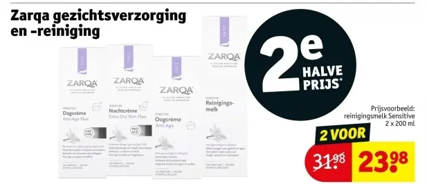 Aanbieding: Zarqa gezichtsverzorging en -reiniging