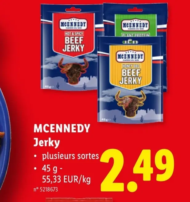 Offre: MCENNEDY Jerky