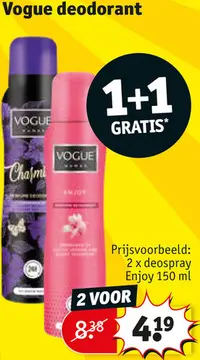Aanbieding: Vogue deodorant