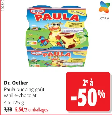 Offre: Paula pudding