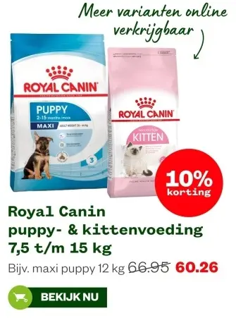 Aanbieding: Puppy- & kittenvoeding
