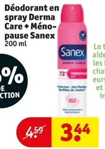 Offre: Déodorant en spray Derma Care + Ménopause
