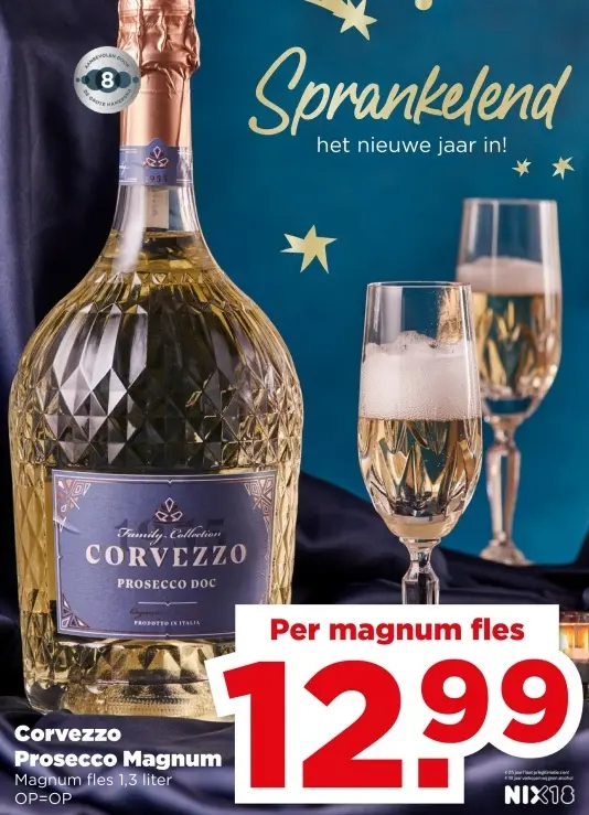 Aanbieding: Corvezzo Prosecco Magnum