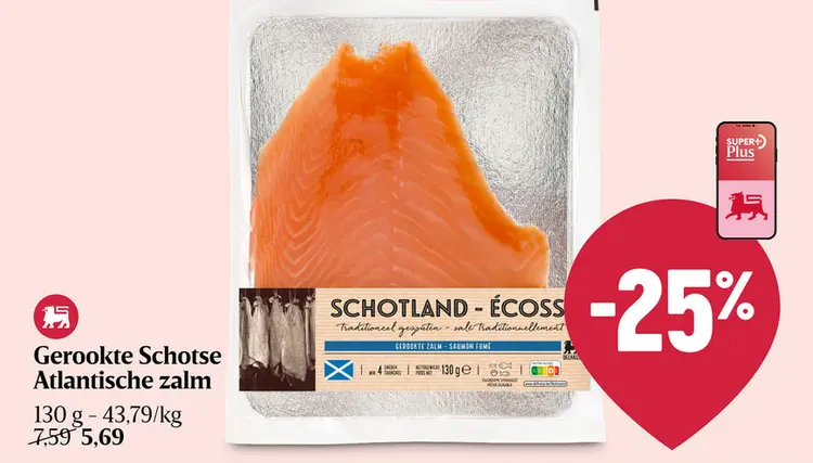 Promotie: Gerookte Schotse Atlantische zalm