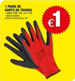 Offre: AVR gants de jardinage L latex vert
