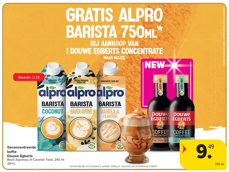 Aanbieding: Geconcentreerde koffie