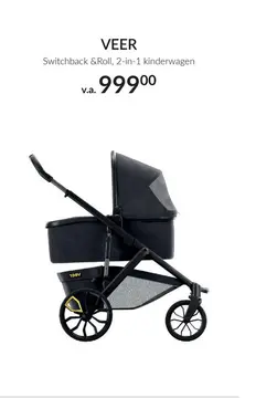 Aanbieding: VEER Switchback & Roll, 2-in-1 kinderwagen