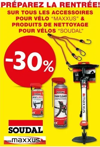 Offre: Accessoires pour vélo & Produits de nettoyage