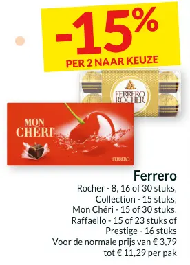 Promotie: Ferrero