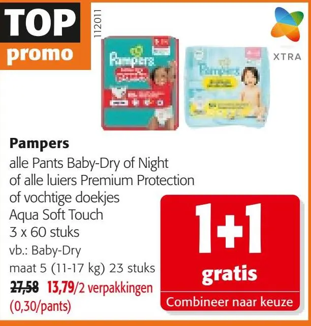 Promotie: Pampers