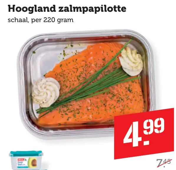 Aanbieding: zalmpapilotte