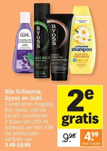 Promotie: Alle Schauma, Syoss en Guhl