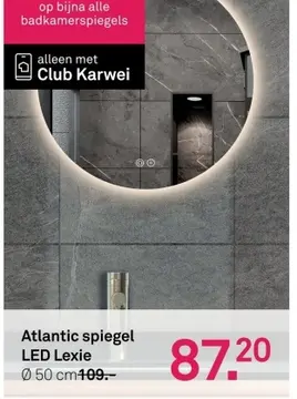 Aanbieding: Atlantic spiegel LED Lexie