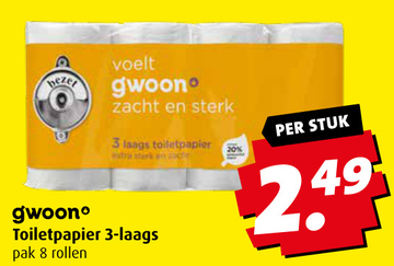 Aanbieding: Toiletpapier 3-laags