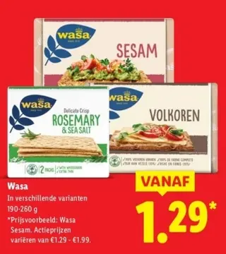 Aanbieding: Wasa