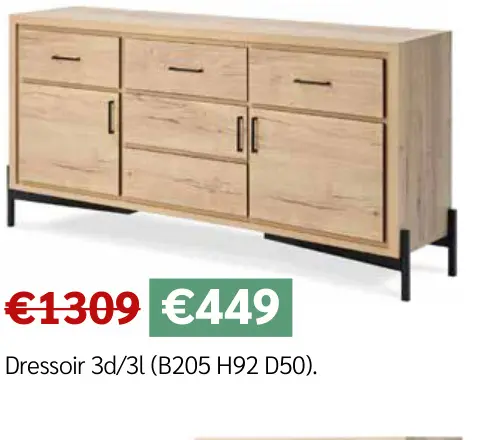Promotie: Dressoir 3d/31