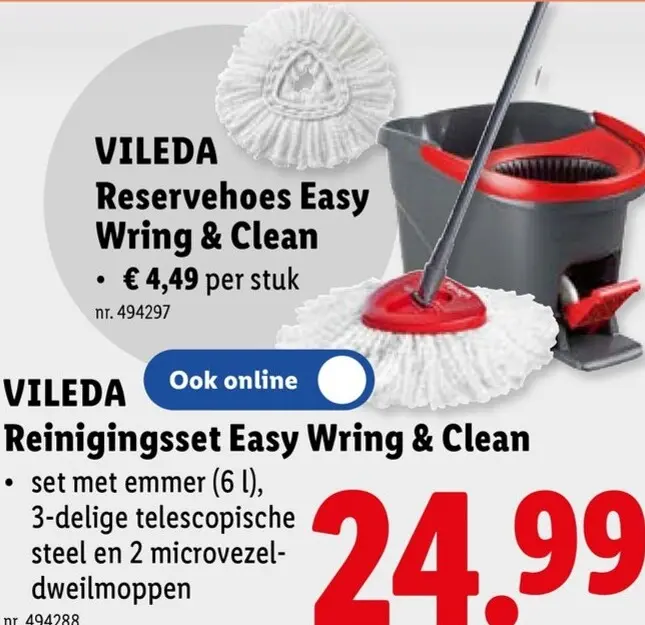 Promotie: Reinigingsset Easy Wring & Clean