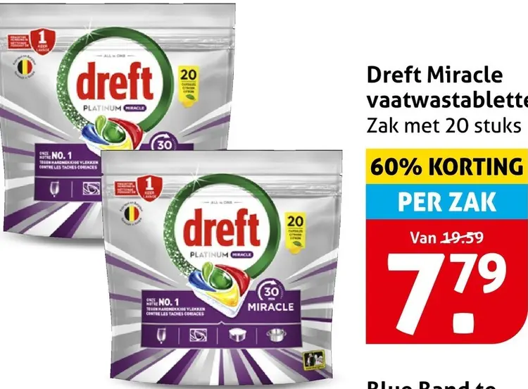 Aanbieding: Miracle vaatwastabletten