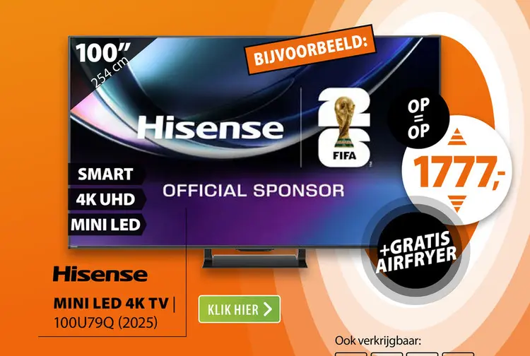 Aanbieding: Hisense MiniLED 100U79Q (2025)