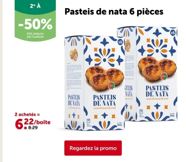 Offre: Pasteis de nata