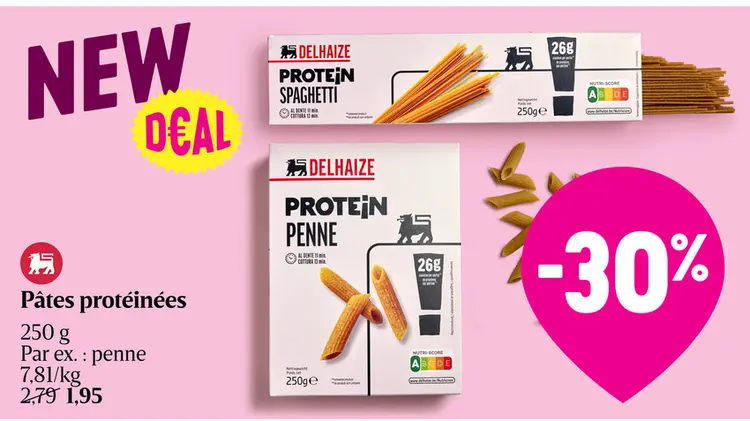 Offre: Pâtes protéinées