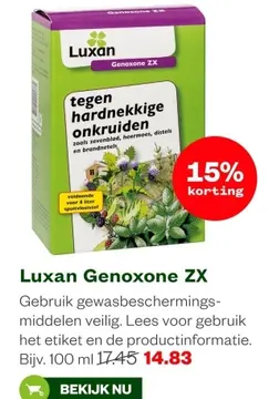 Aanbieding: Luxan Genoxone ZX