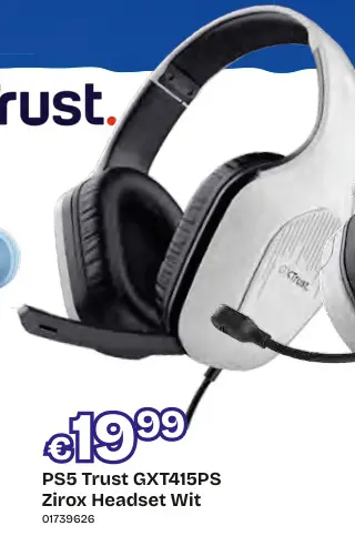 Aanbieding: PS5 Trust GXT415PS Zirox Headset Wit