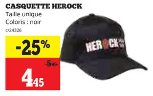Offre: Casquette HEROCK