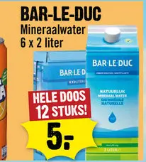 Aanbieding: BAR-LE-DUC Mineraalwater