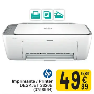 Offre: Imprimante / Printer DESKJET 2820E